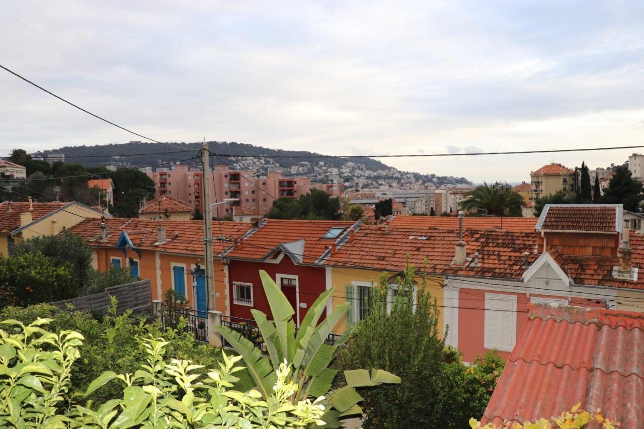 Maison Nicoise Au Calme Vue Mer Nice Exteriör bild